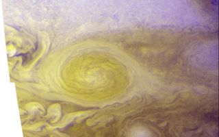 <h1>PIA09341:  Best Color Image of Jupiter's Little Red Spot</h1><div class="PIA09341" lang="en" style="width:800px;text-align:left;margin:auto;background-color:#000;padding:10px;max-height:150px;overflow:auto;"><p>This amazing color portrait of Jupiter's "Little Red Spot" (LRS) combines high-resolution images from the New Horizons Long Range Reconnaissance Imager (LORRI), taken at 03:12 UT on February 27, 2007, with color images taken nearly simultaneously by the Wide Field Planetary Camera 2 (WFPC2) on the Hubble Space Telescope. The LORRI images provide details as fine as 9 miles across (15 kilometers), which is approximately 10 times better than Hubble can provide on its own. The improved resolution is possible because New Horizons was only 1.9 million miles (3 million kilometers) away from Jupiter when LORRI snapped its pictures, while Hubble was more than 500 million miles (800 million kilometers) away from the Gas Giant planet.<p></p>The Little Red Spot is the second largest storm on Jupiter, roughly 70% the size of the Earth, and it started turning red in late-2005. The clouds in the Little Red Spot rotate counterclockwise, or in the anticyclonic direction, because it is a high-pressure region. In that sense, the Little Red Spot is the opposite of a hurricane on Earth, which is a low-pressure region - and, of course, the Little Red Spot is far larger than any hurricane on Earth.<p></p>Scientists don't know exactly how or why the Little Red Spot turned red, though they speculate that the change could stem from a surge of exotic compounds from deep within Jupiter, caused by an intensification of the storm system. In particular, sulfur-bearing cloud droplets might have been propelled about 50 kilometers into the upper level of ammonia clouds, where brighter sunlight bathing the cloud tops released the red-hued sulfur embedded in the droplets, causing the storm to turn red. A similar mechanism has been proposed for the Little Red Spot's "older brother," the Great Red Spot, a massive energetic storm system that has persisted for over a century. <p></p>New Horizons is providing an opportunity to examine an "infant" red storm system in detail, which may help scientists understand better how these giant weather patterns form and evolve.</p><br /><br /><a href="http://photojournal.jpl.nasa.gov/catalog/PIA09341" onclick="window.open(this.href); return false;" title="Voir l'image 	 PIA09341:  Best Color Image of Jupiter's Little Red Spot	  sur le site de la NASA">Voir l'image 	 PIA09341:  Best Color Image of Jupiter's Little Red Spot	  sur le site de la NASA.</a></div>