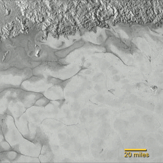 ice flows on Pluto